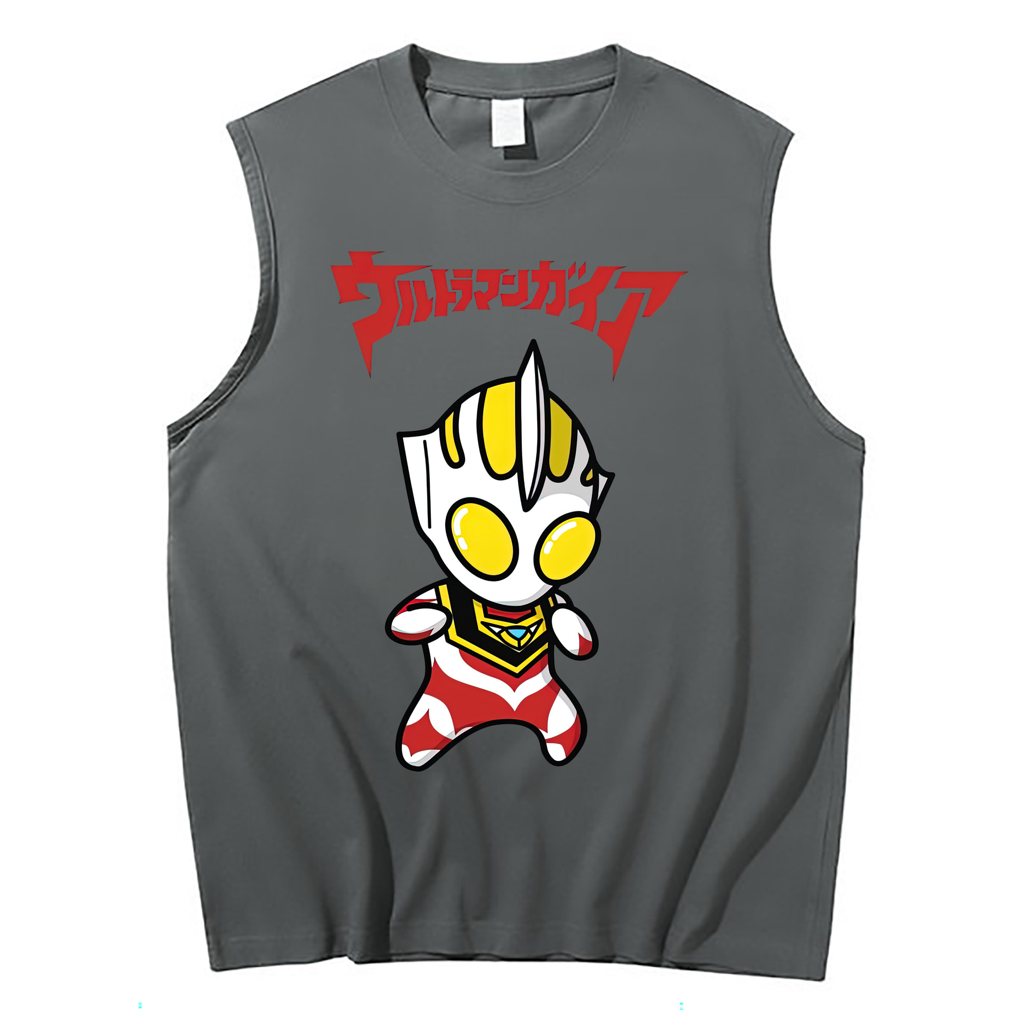 （画像用） ウルトラマン Ultraman コットン100％タンクトップ（フロントプリント）